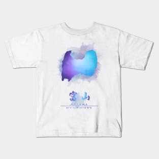 Toyama, Japan Watercolor Map Art Kids T-Shirt